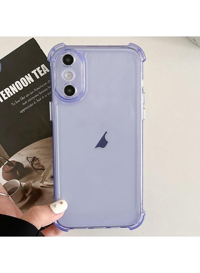 S-TOP Case For iPhone XS / X Transparent Four-corner Shockproof TPU Phone Case - Image 1