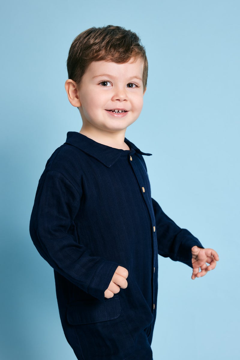 DeFacto Baby Boy Newborn Muslin Jumpsuit  - Image 5