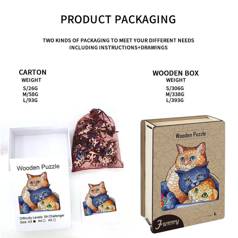 Popular Milu Wooden Puzzle Bird Special-Shaped Animal Wooden Puzzle Toy Flower Acrylic Manufacturer - Image 5