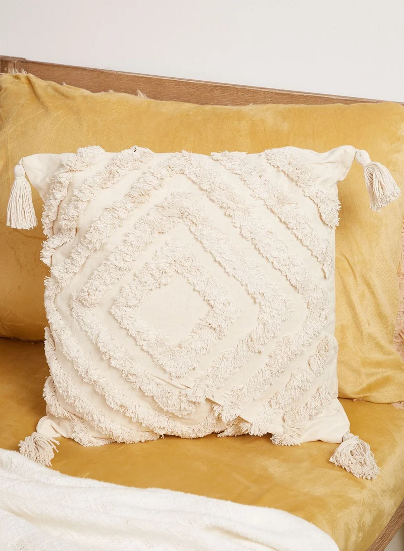 AURORA Tassel Cushion With Insert 45X45Cm