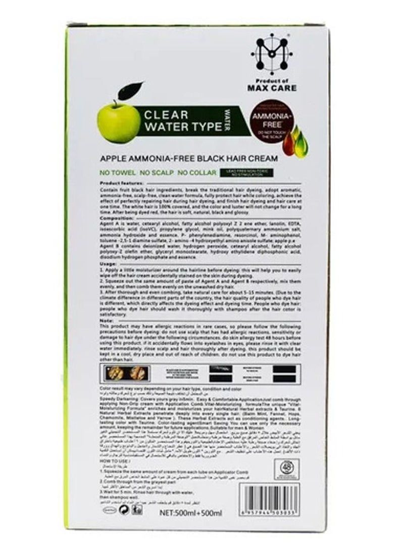 vintage شامبو تلوين الشعر باللون الأسود من آبل 1000 مل - Image 3