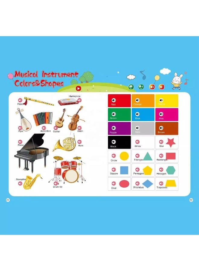 صندوق العاب كتاب إلكتروني لتعلم اللغة الإنجليزية، حروف اللغة، كلمات، أرقام، لعبة تعليمية للأطفال  - Image 3