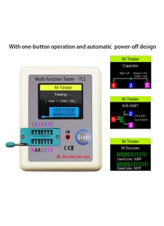 Excefore Transistor Meter, LCR-TC1 Multi-Function Capacitance Resistance ESR Tester, 1.8" Full Color Display Transistor Meter Tester, for Diode Triode Capacitor Resistor Transistor LCR ESR NPN PNP MOSFET  - Image 2