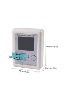 Excefore Transistor Meter, LCR-TC1 Multi-Function Capacitance Resistance ESR Tester, 1.8" Full Color Display Transistor Meter Tester, for Diode Triode Capacitor Resistor Transistor LCR ESR NPN PNP MOSFET  - Image 4