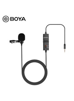 BOYA BOYA BY-M1 Omni-directional Lavalier Microphone Lapel Clip-on Condenser Mic with 3.5mm Plug for DSLR Camera Camcorder Smartphone PC  - Image 5