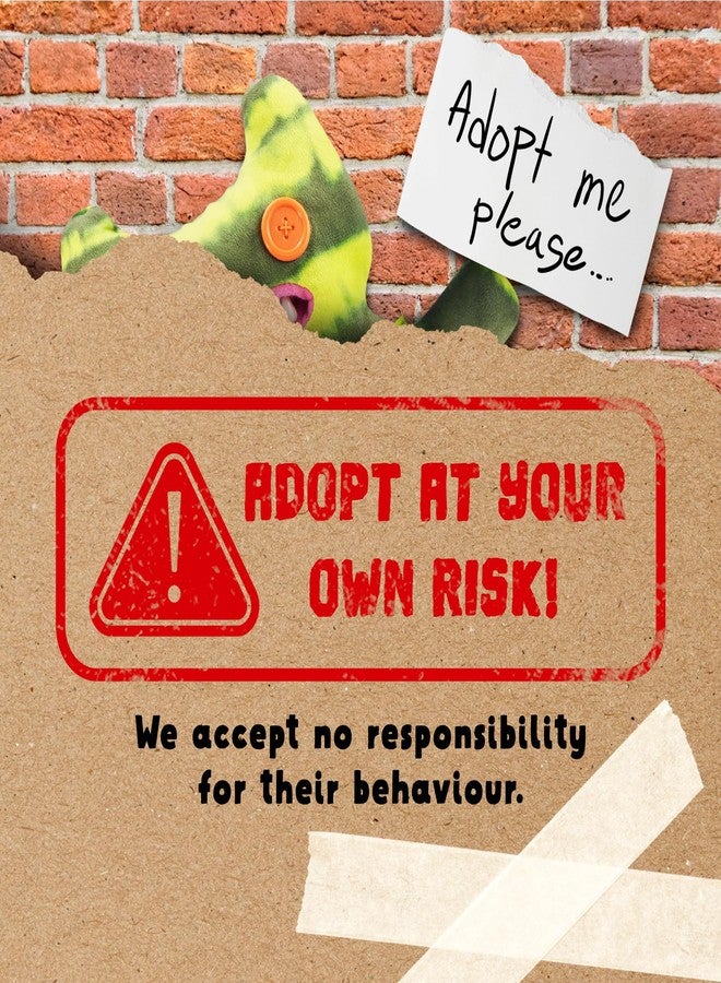 فاجلار لعبة فغلر الأصلية المضحكة على شكل وحش قبيح محشوة، 9 بوصات، وحش مختبري غير متوافق ومتردد - Image 4