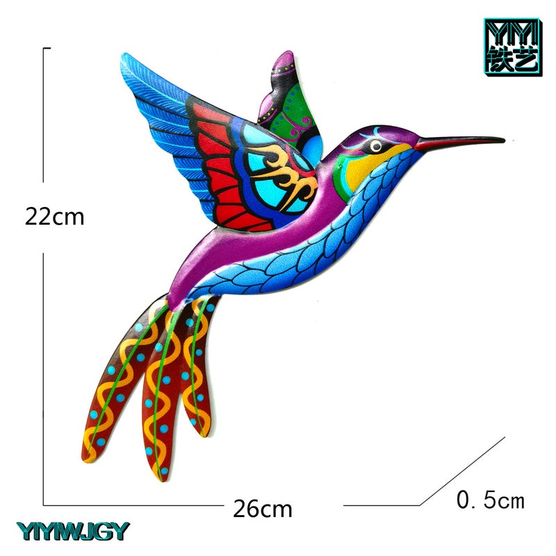 New Iron Hummingbird Home Pendant Decoration Hardware Crafts Metal Products - Image 5