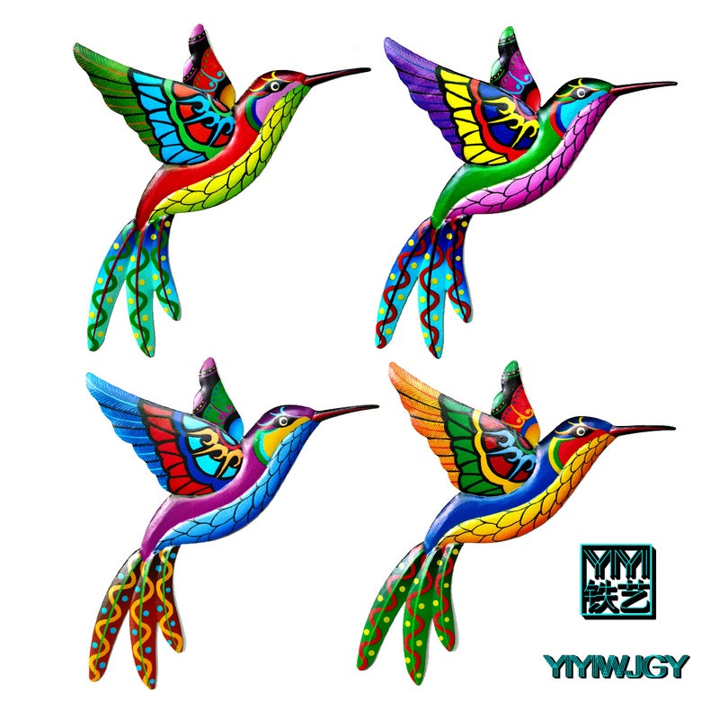 New Iron Hummingbird Home Pendant Decoration Hardware Crafts Metal Products - Image 2