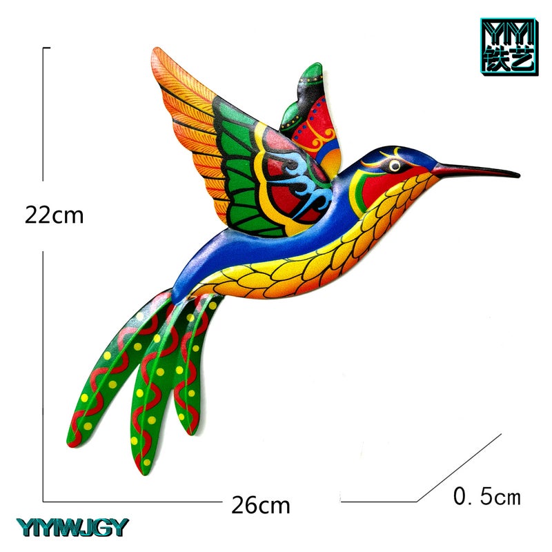 New Iron Hummingbird Home Pendant Decoration Hardware Crafts Metal Products - Image 1