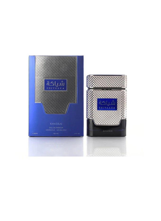 KHADLAJ - Shiyaaka Blue Perfume for Men Eau De Parfum Spray 100ml - Image 1