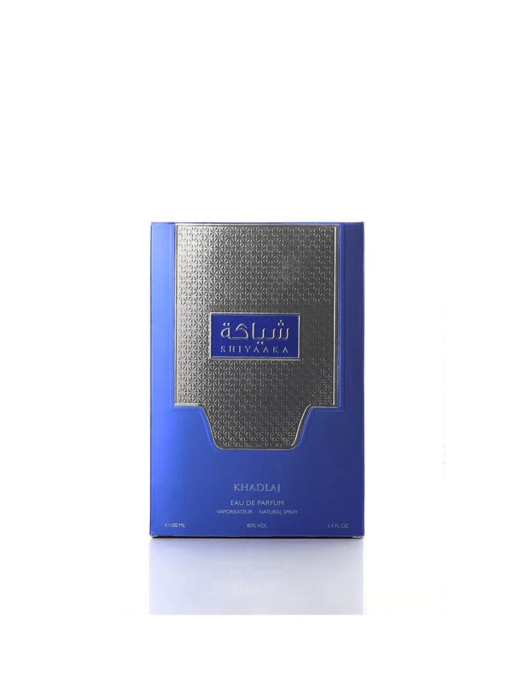 KHADLAJ - Shiyaaka Blue Perfume for Men Eau De Parfum Spray 100ml - Image 1