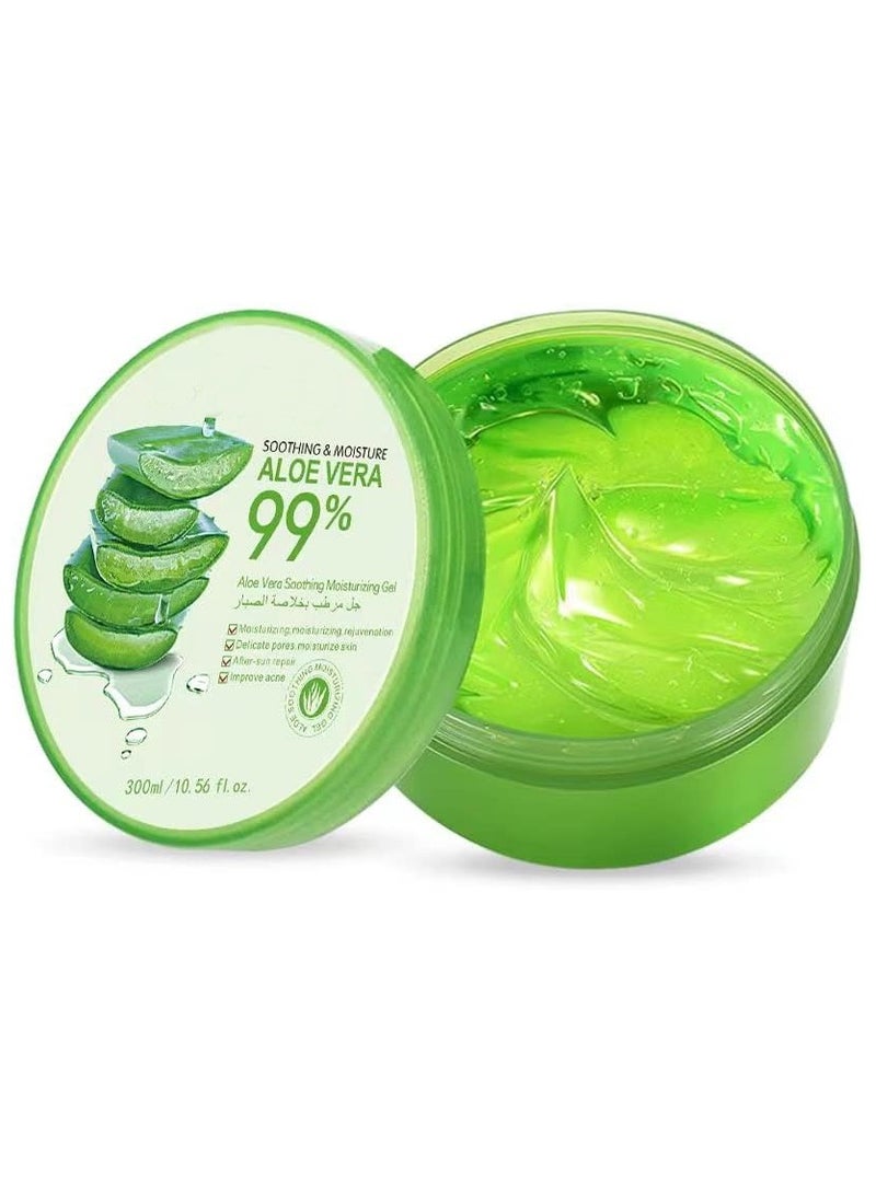 DubaiGallery SMOOTHING & MOISTURE 92% ALOE VERA SOOTHING GEL 300ML - Image 1