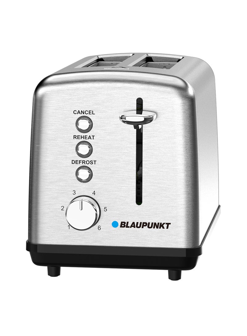 Blaupunkt 2-Slice Toaster, 870W, Brushed Stainless Steel, 6 Browning Levels - Image 5