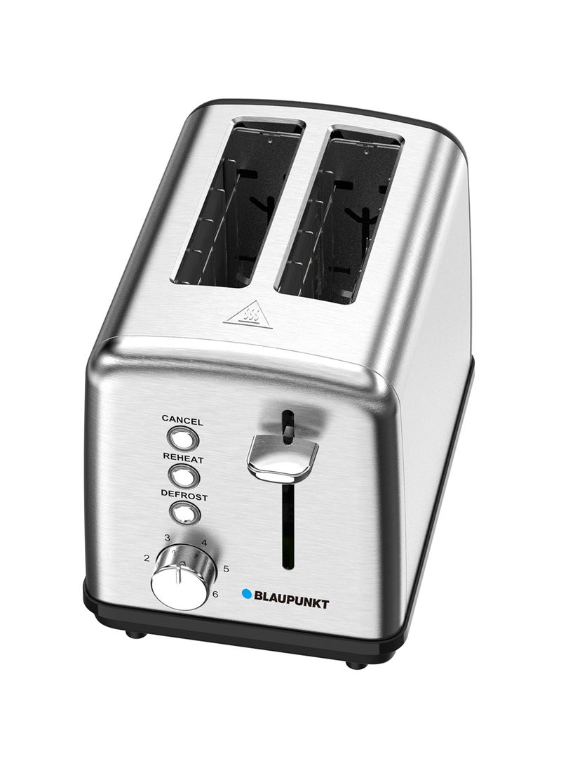 Blaupunkt 2-Slice Toaster, 870W, Brushed Stainless Steel, 6 Browning Levels - Image 3