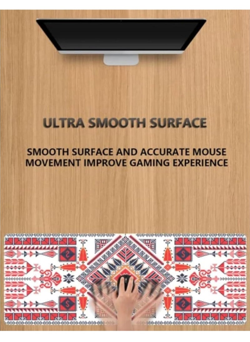 general Large Desk Mouse Pad, Waterproof Gaming Mouse Pad, 800 x 300 mm, 31.5 x 11.8 in, Gaming Mouse Pad, , Non-Slip Desk Mat,  Gaming Mouse Pad, Thick Rubber Desk Pad Mouse Pad, Suitable for Gaming, Offic - Image 5