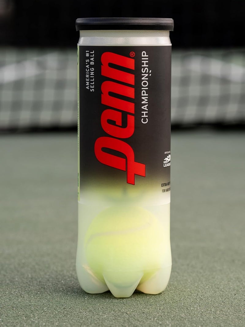 PENN Championship Tennis Balls - Extra Duty Felt Pressurized Tennis Balls - 24 Cans, 72 Balls - Image 4