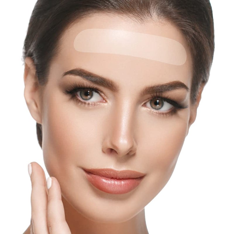 Blumbody Forehead Wrinkle Patches - Anti Wrinkle Facial Patches to Smooth Eyes & Forehead Wrinkles - Non-Silicone Face Tape for Fine Wrinkles between Eyes & Face - 50 Patches (Up to 60 day supply) - Image 1