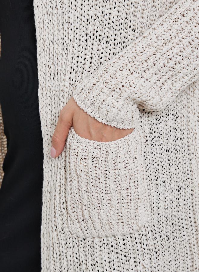 ستايلي كارديجان محبوك بتفاصيل جيب - Image 3