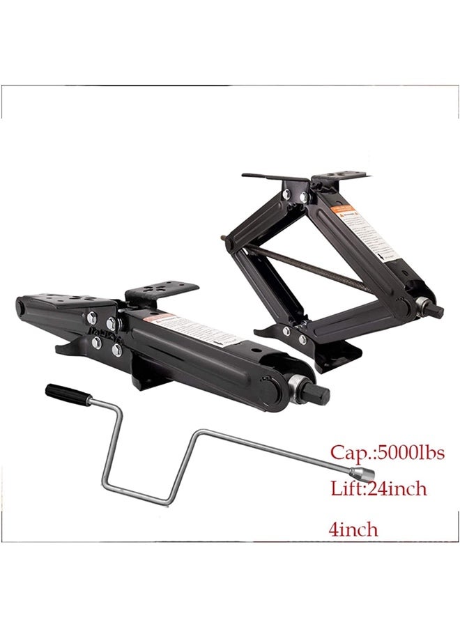Scissor Lift Jack, Compact Car Jack Kit 5000LBS for Caravan,Motorhome,Campervan,Auto SUV, RV, MPV - Image 2