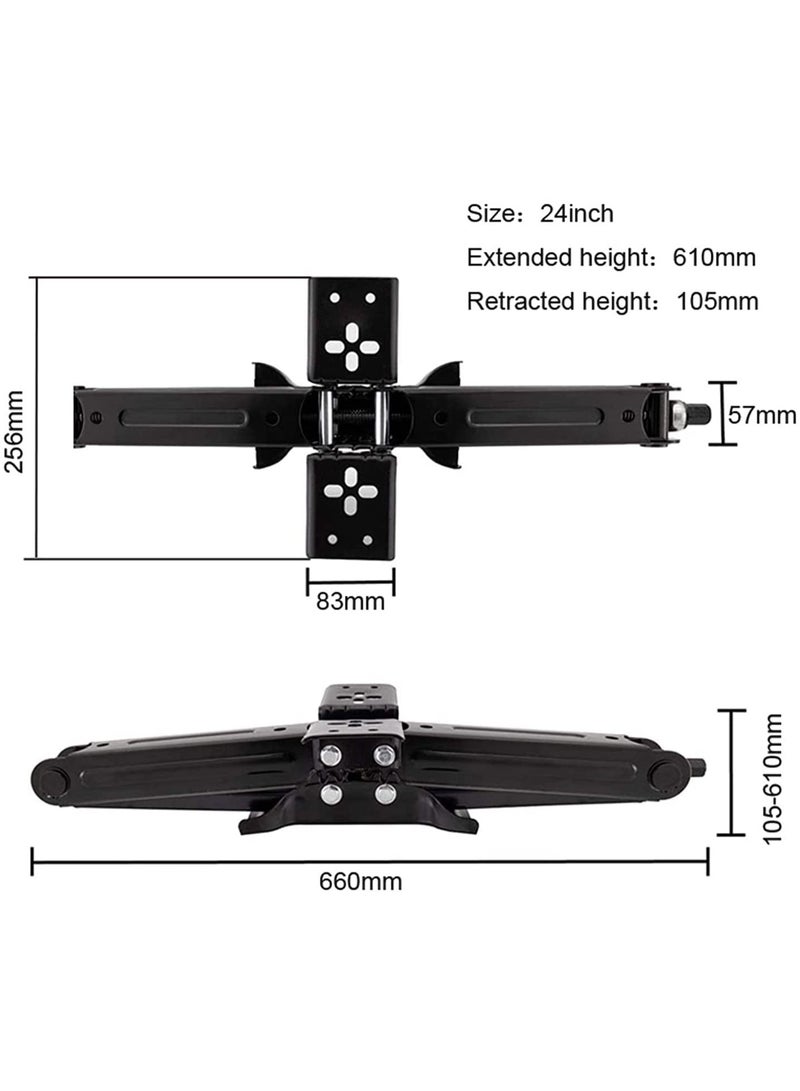 Scissor Lift Jack, Compact Car Jack Kit 5000LBS for Caravan,Motorhome,Campervan,Auto SUV, RV, MPV - Image 3
