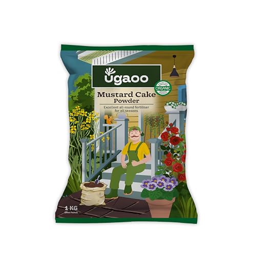 UGAOO Mustard Oil Cake Powder for Healthy Plants And Soil - 1 Kg - Image 1