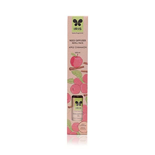 Iris Reed Diffuser Refill Pack Apple Cinnamon Fragrance 100ml - Image 5