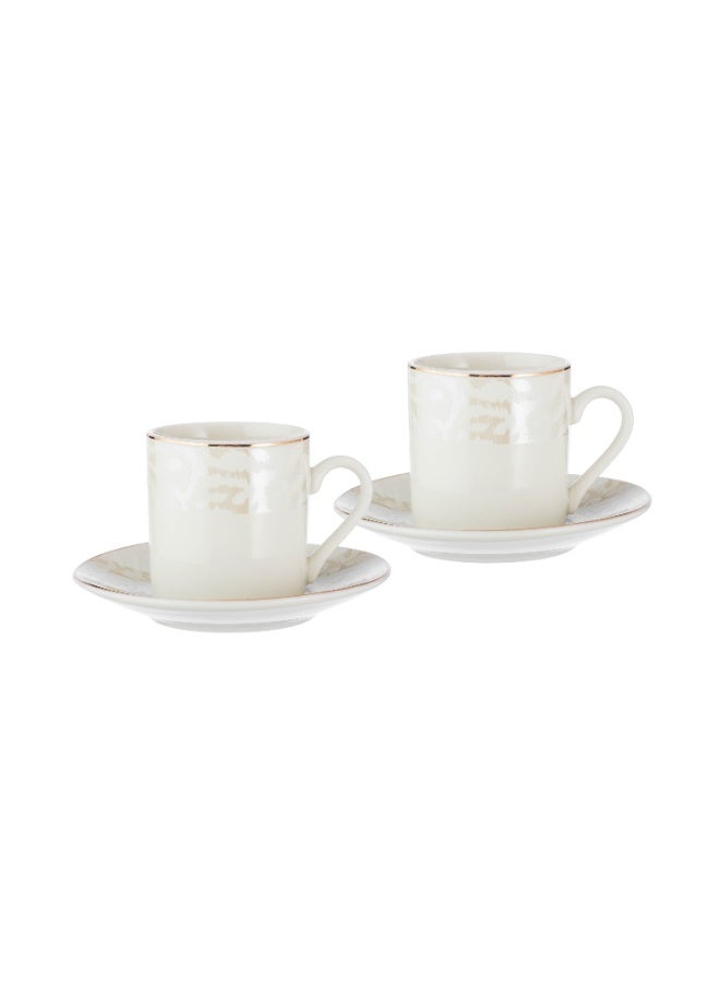 دانيا ☕✨ طقم فناجين قهوة تركية مع صحون – 6 فناجين + 6 صحون | يكفي 6 أشخاص ✨ - Image 3