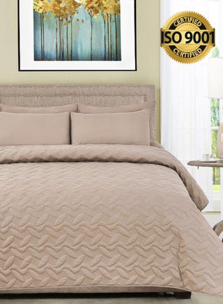 4Piece Microfiber Bedspread Set Fits 200 x 200 cm Double Size Bed King Size Compressed Comforter Set Elmira Series - pzsku/ZCC271A6CD72FAF071B27Z/45/_/1727342388/107f46ca-672c-477f-937e-7ef30c2b5ee5