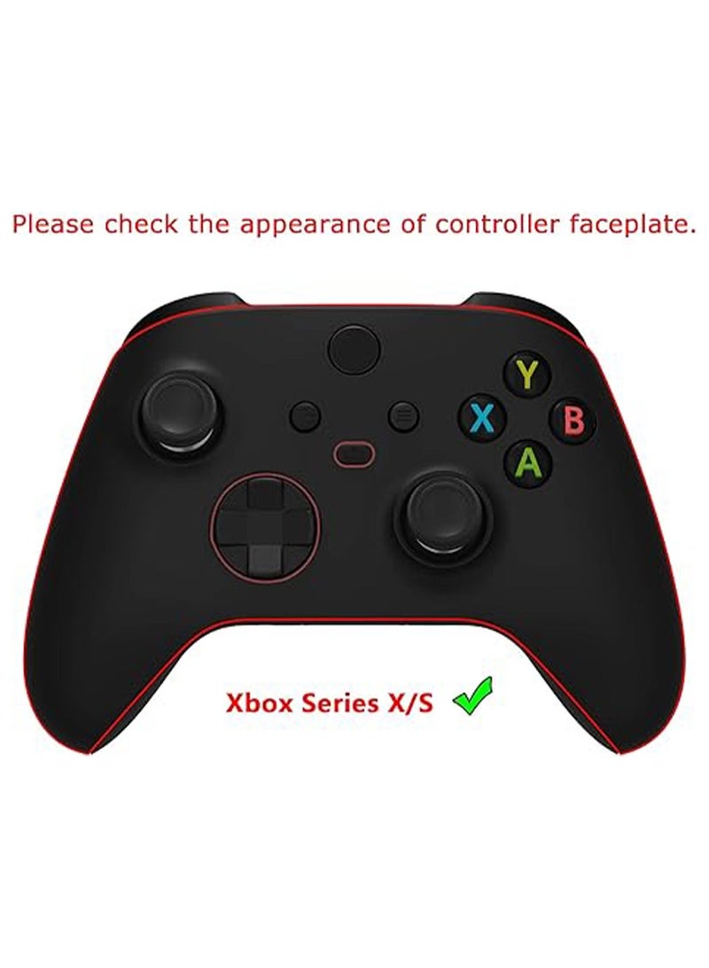 Soft Silicone Protective Case Cover for Xbox Series S/X Controller, Non-Slip No Interference Skin Protector Case Full Protection Cover for Xbox Series S/X Wireless Controller with 2 Thumb Grip Caps - Image 2