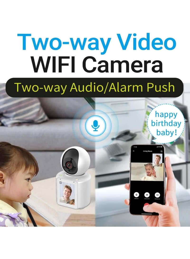 Home Wireless IM Cam one key SOS Two way video calling Cameras 1080P HD security WiFi camera for indoor - Image 5