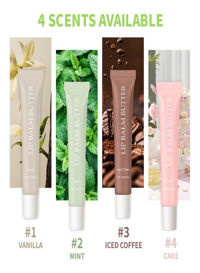 Sokgo Summer Lip Glossy Butter Lip Balm, Lip Gloss Set, Soothing Lip Skincare, Instant Moisture, Lightweight, Nourish, Hydrate, Moisturizing Tint, Non-Sticky, Long-lasting (4Colors, Large) - Image 5