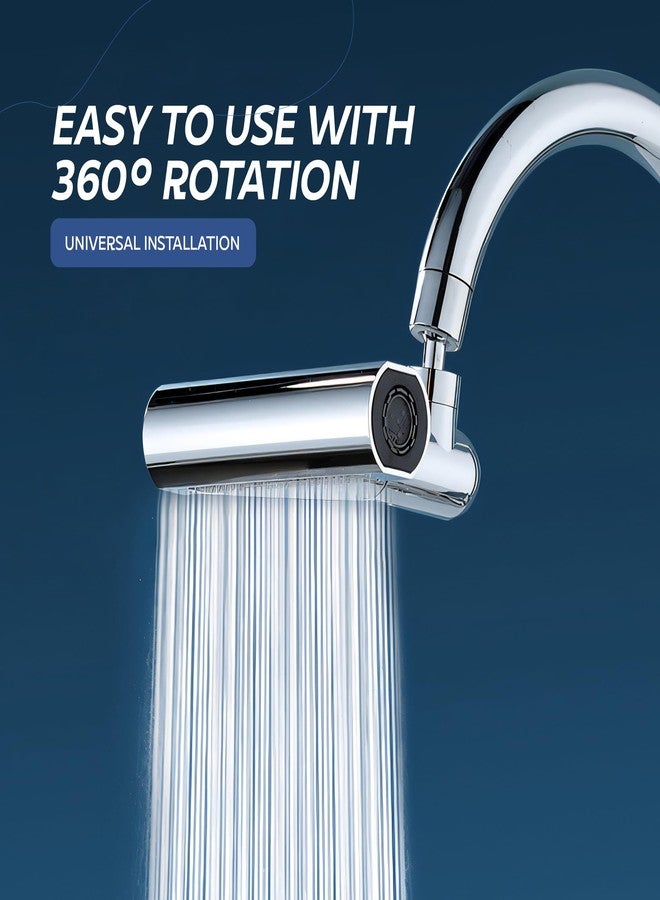 MIORAH Kitchen Tap Extender - 360° Rotating Faucet Extension for Kitchen Sink | Water Saving & Easy Install - Image 4