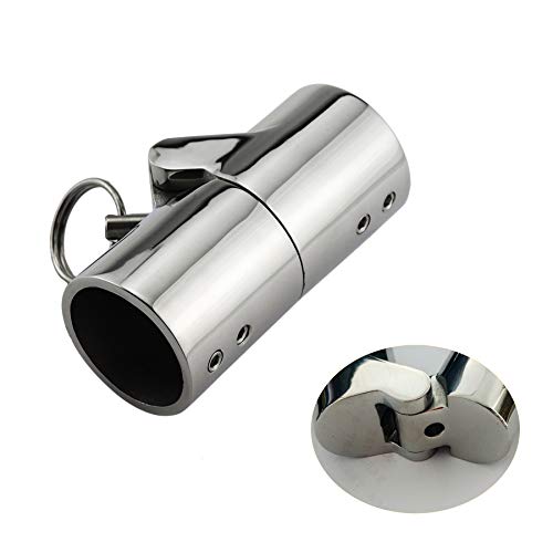 NRC&XRC 316SS Marine Grade Boat Handrail Fitting -Boat Pipe Connector,Folding Swivel Coupling Tube Joint Connector for 1-1/4" (32MM) O.D.Tube/Pipe （1PC） - Image 1