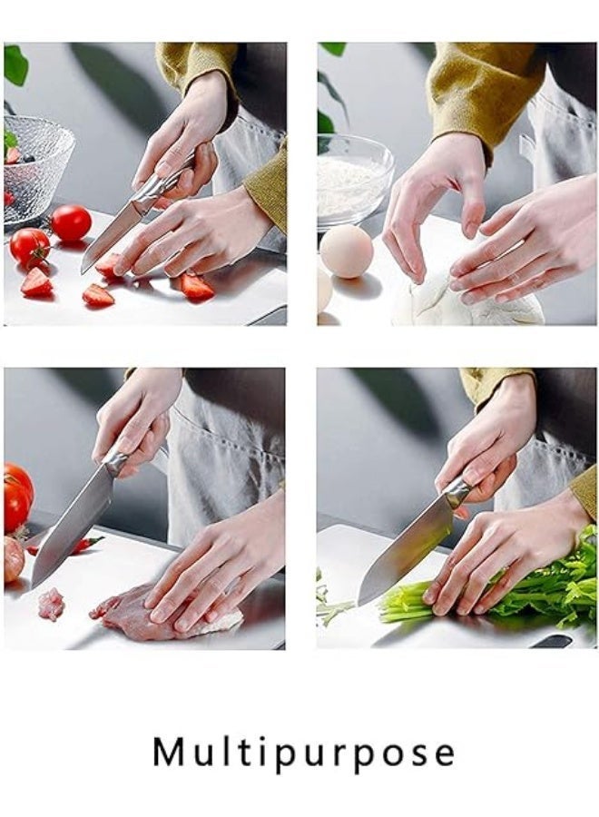 JoyousSto 304 Stainless Steel Cutting Board for Kitchen,Meat,Fruit,Pastry,Pizza,Cheese,Vegetable Metal Cutting Board,Double-Sided for Versatile Food Prep, Gentle on Knives, Stain meat Cutting Board For Anti-skid Double Side,Dough Board（39 * 28cm） - Image 2