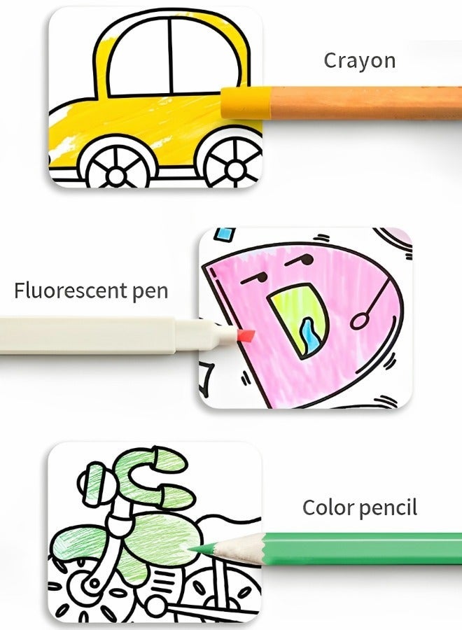 GROIC Animal Jumbo Giant Coloring Posterm,Coloring Paper Roll for Kids,Wall Stickers Set,Children's Painting Scroll,Handmade Art Toys,DIY Colored Suit - Image 3