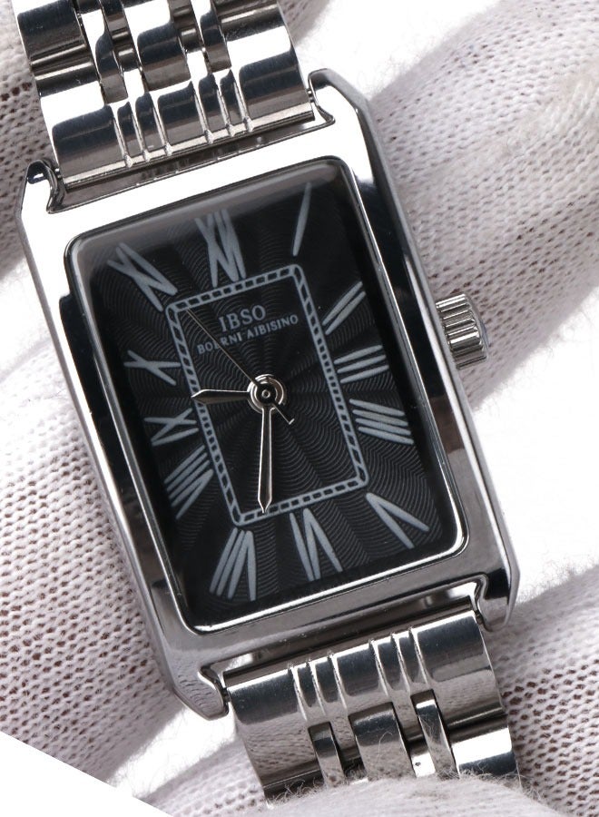 IBSO casual Watch for Women -Analog- Quartz - Silver stainless steel Band - Image 3