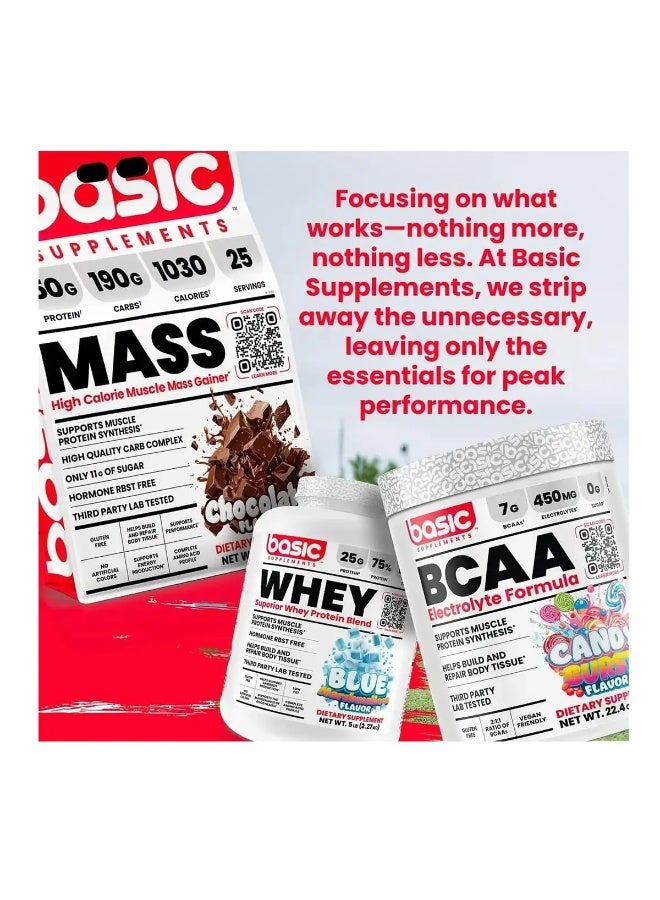 Basic Supplements Basic Mass Gainer Chocolate 15lbs - Image 3