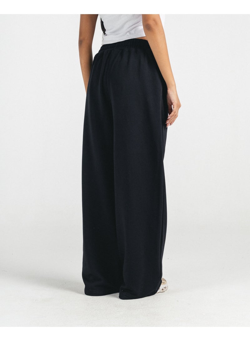 Feathers بنطال بقصة واسعة للسيدات  قطن 100% - Image 2