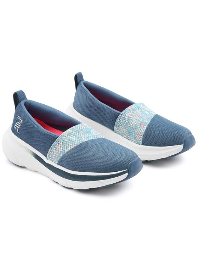 Liberty Leap7x CANBERRA1E Sports Non Lacing Walking Shoes for Women with EVA Sole | Suitable for Jogging Gym | Memory Foam Insole | Comfortable Footbed | Lightweight and Shock Absorption - Image 2