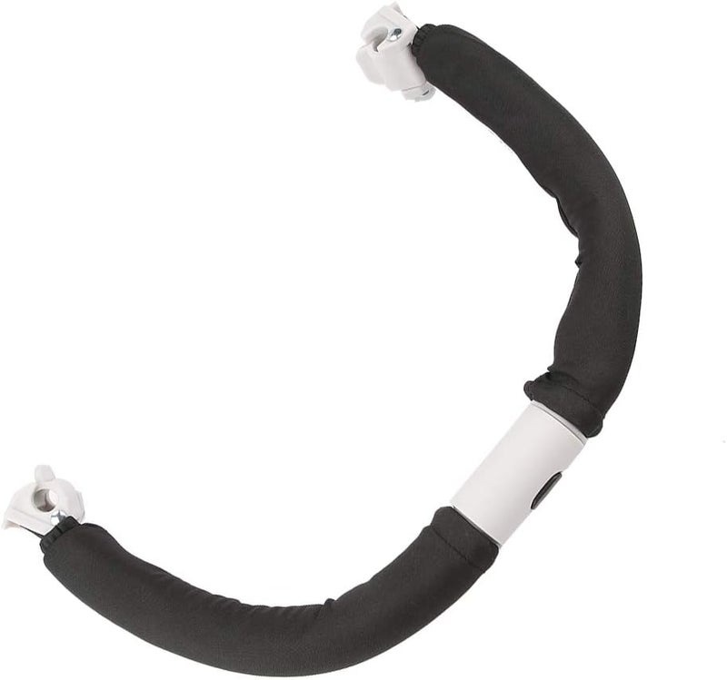 Naroote Meiyya Summer Enjoyment Baby Stroller Handle Humane Design Bumper Bar Adjustable for Baby CarriageBlack - Image 1