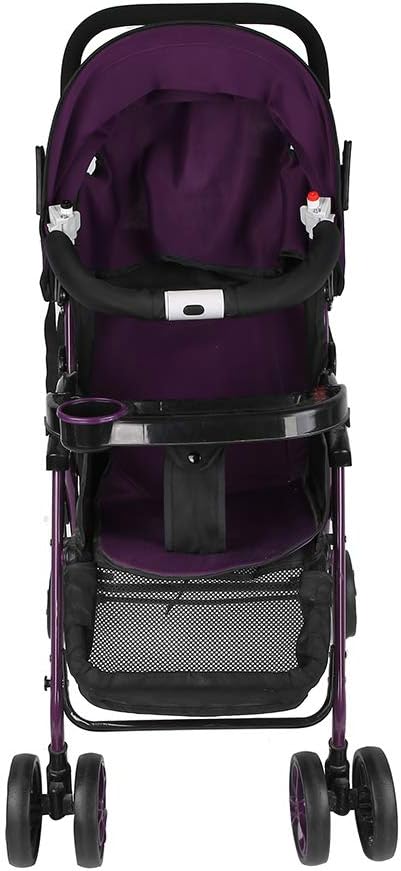 Naroote Meiyya Summer Enjoyment Baby Stroller Handle Humane Design Bumper Bar Adjustable for Baby CarriageBlack - Image 4