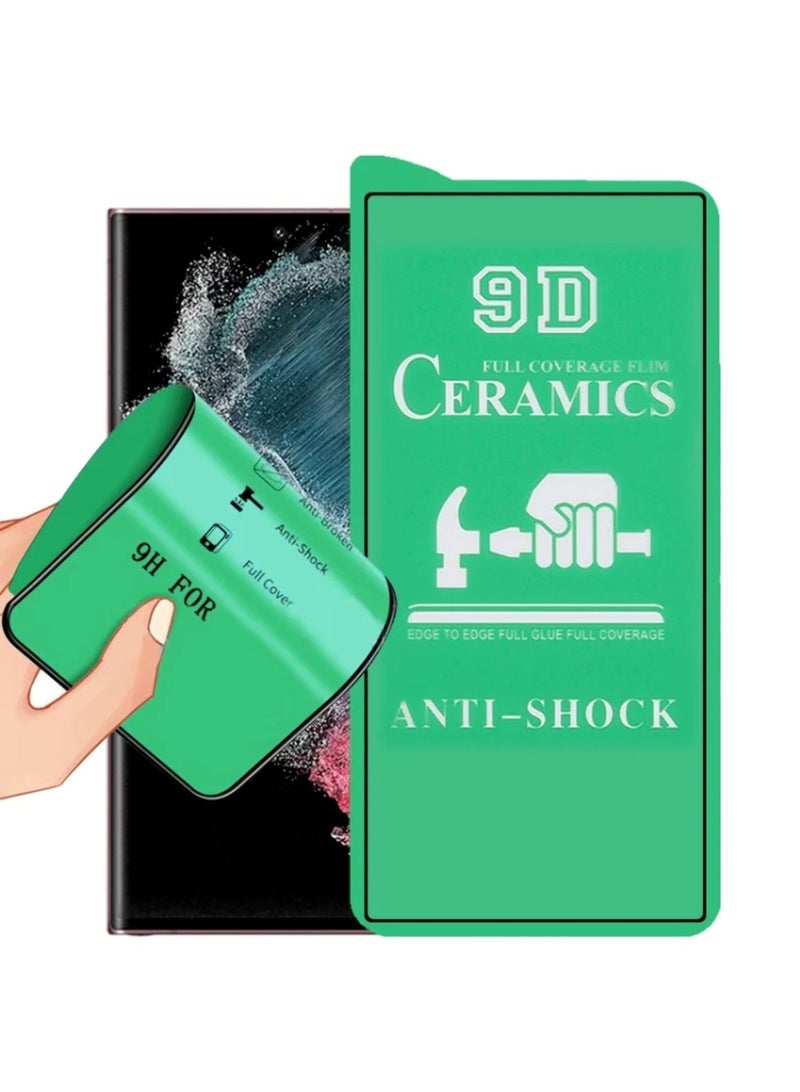 ATECH Samsung Galaxy S23 Ultra Screen Protector Anti-Glare Anti-Fingerprint 3D Touch, Surface ceramic film Samsung Galaxy S23 Ultra (Ceramics Clear) - Image 1