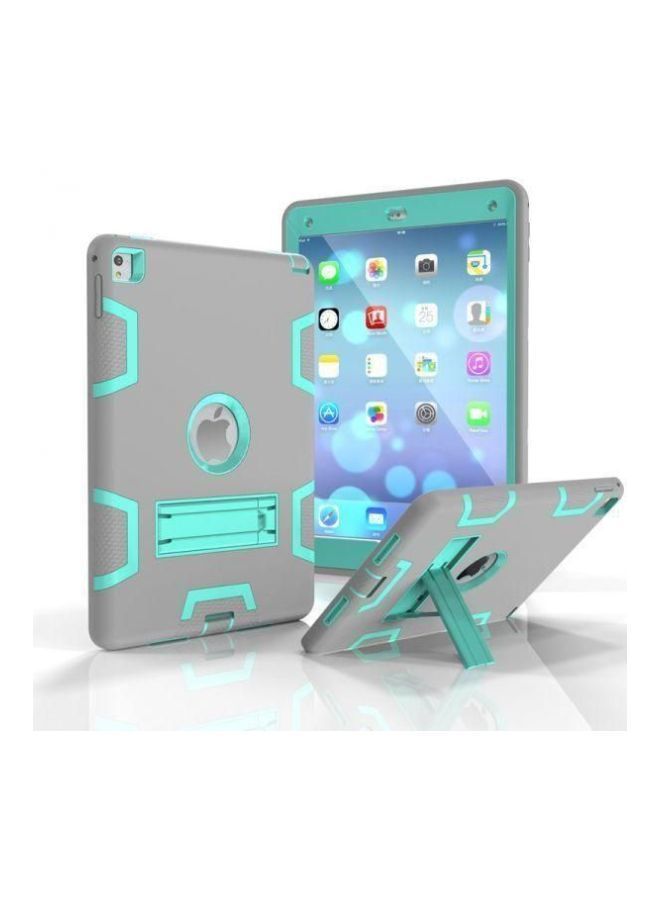 NIBEMINENT Hard Case Cover For Apple iPad Mini 4 7.9 Inch Grey/Aqua - Image 4