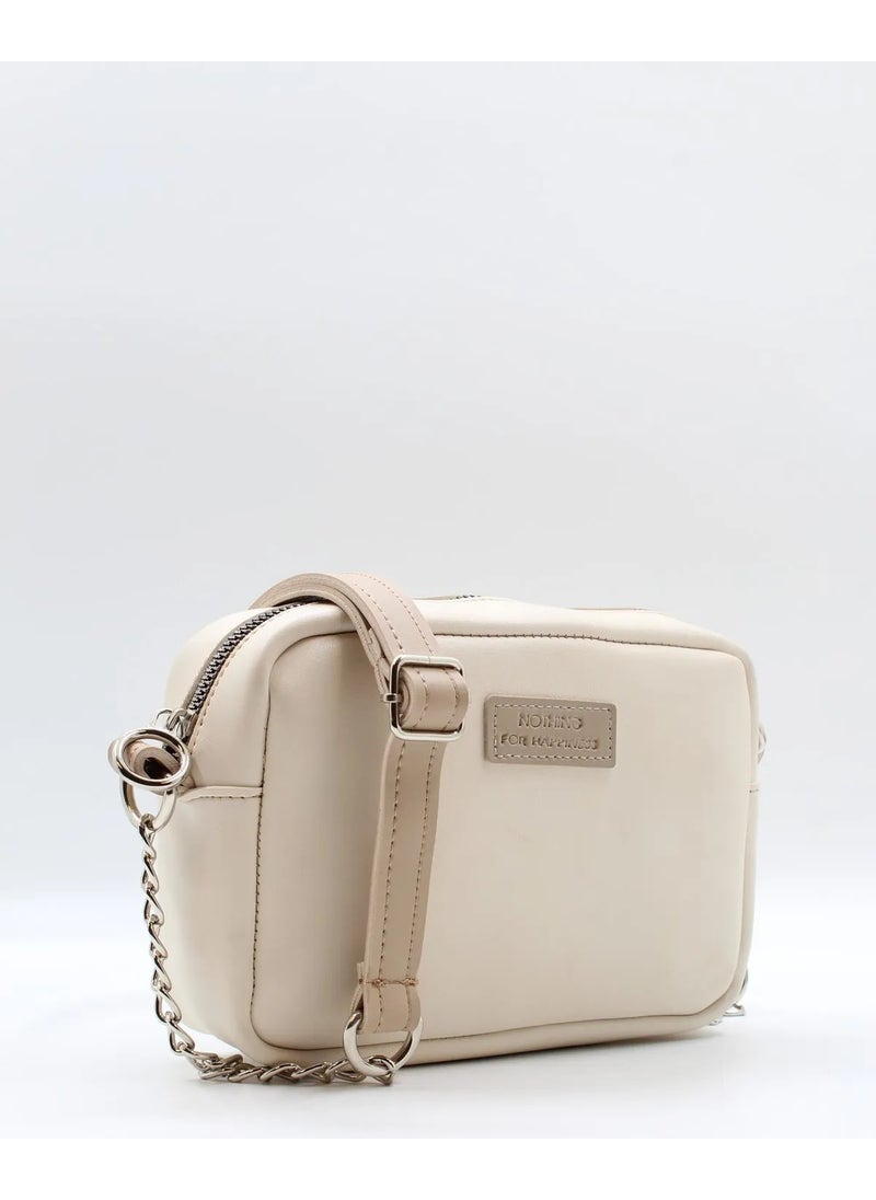 Women's Cream Mink Mini Chain Strap Shoulder and Crossbody Bag Leo - pzsku/ZCC27EBC59111A9497B92Z/45/_/1727855175/6bba6ded-dfb9-44ce-a46e-9ef09c14b555