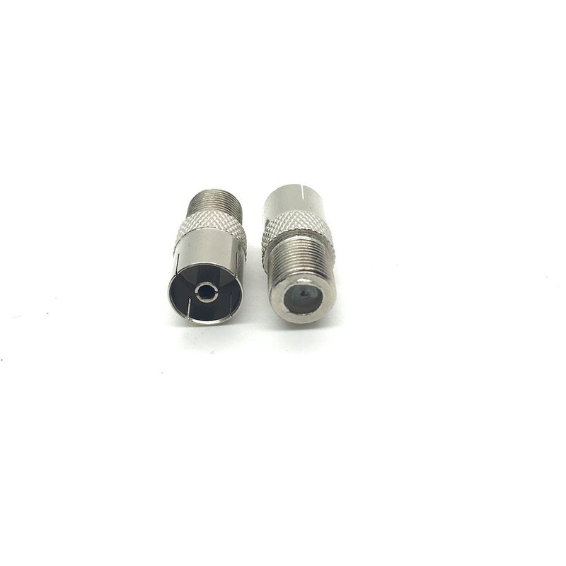 uxcell 2pcs Antenna CATV TV FM PAL Female to F Female Jack RF Coax Adapter - Image 2
