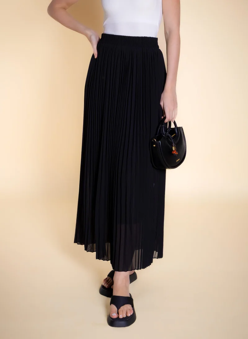 شايبس PLEATED CHIFFON SKIRT
