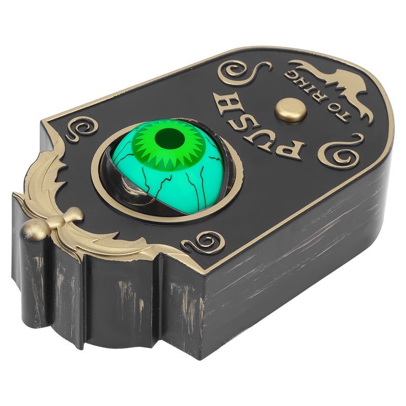 Halloween OneEyed Doorbell Decoration Door Hanging Doorbell Eyeball with Sound(White ) - Image 2