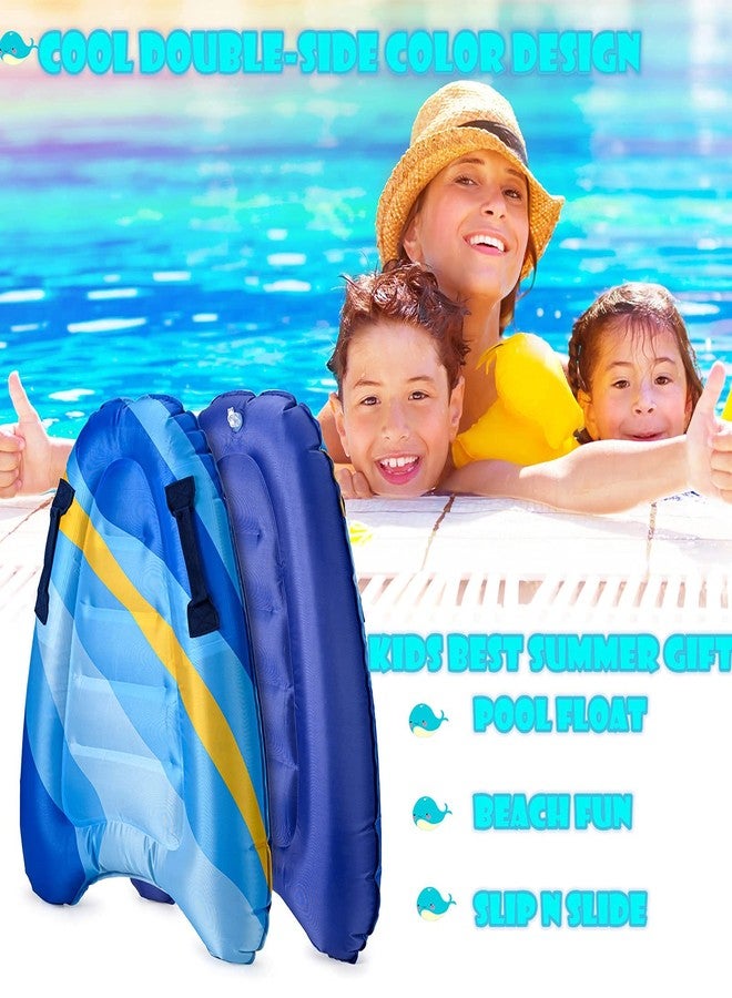 trivamo Inflatable Boogy Boards for Beach Travel Toys, 30” Cavas Slip Slide Water Park Body Surfing Board with Handles, Summer Fun Water Pool Game Toys for Kids 4,8,12 Ages - Image 5