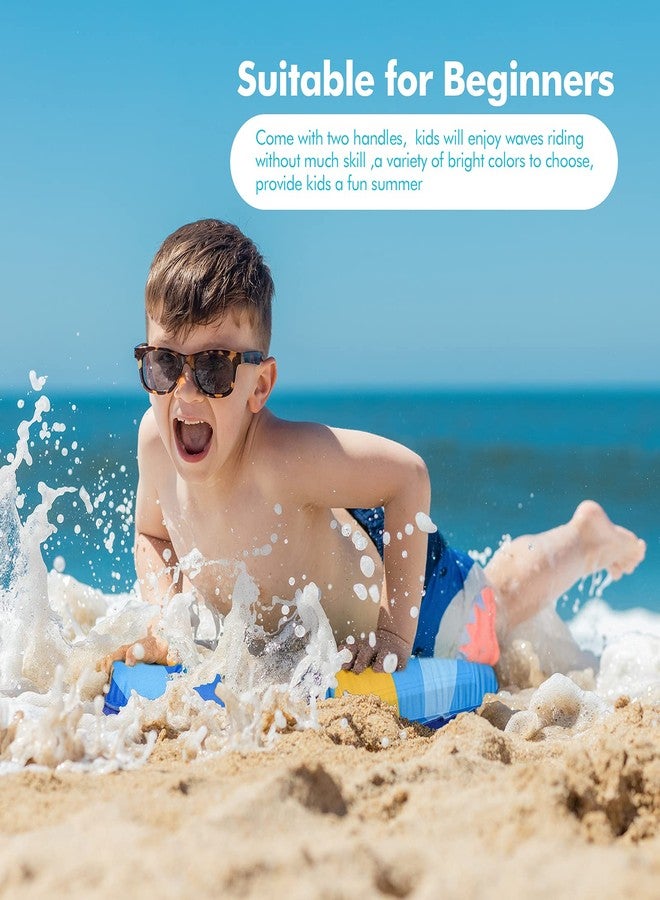 trivamo Inflatable Boogy Boards for Beach Travel Toys, 30” Cavas Slip Slide Water Park Body Surfing Board with Handles, Summer Fun Water Pool Game Toys for Kids 4,8,12 Ages - Image 3