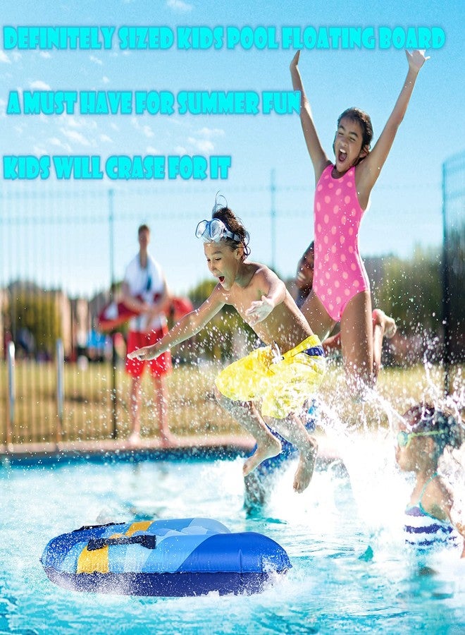 trivamo Inflatable Boogy Boards for Beach Travel Toys, 30” Cavas Slip Slide Water Park Body Surfing Board with Handles, Summer Fun Water Pool Game Toys for Kids 4,8,12 Ages - Image 4